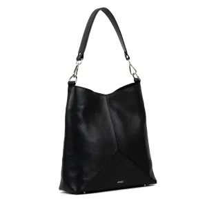 Adisee Black Ella Tote Bag with Pouch (Set of 2)