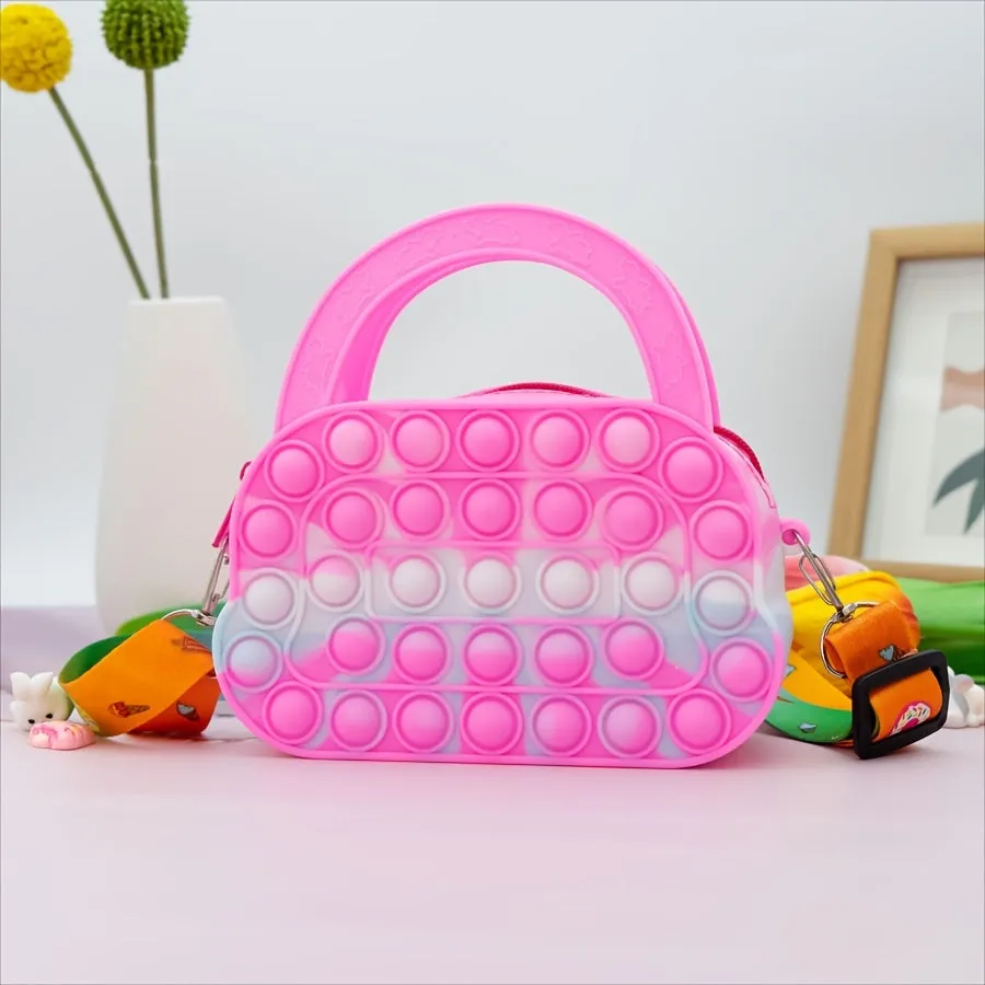 Adorable Pony Silicone Crossbody Bag for Stylish Girls  Perfect Gift