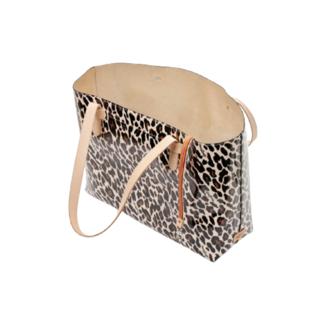 Consuela Women's Big Breezy Mona Brown Leopard Tote