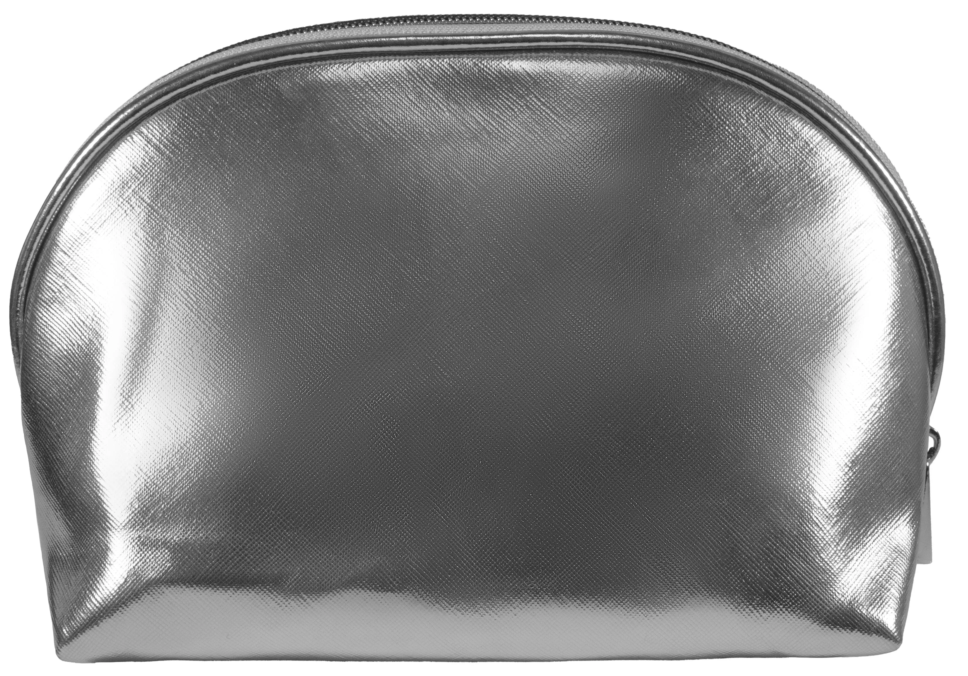 Joan & David Metallic Dome Cosmetic Bag