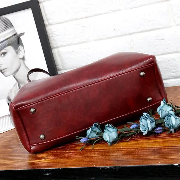 LUISE | 4 Set of Vintage Bags Made From Eco-leather