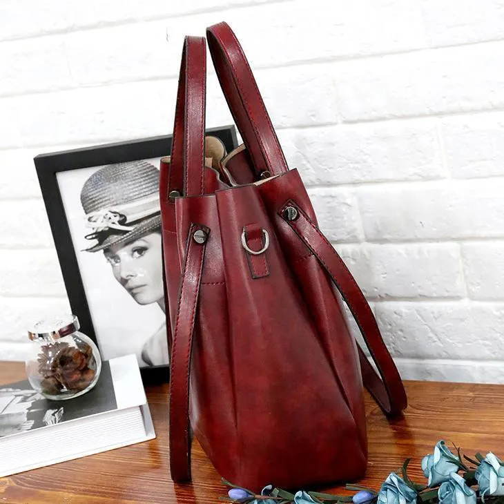 LUISE | 4 Set of Vintage Bags Made From Eco-leather