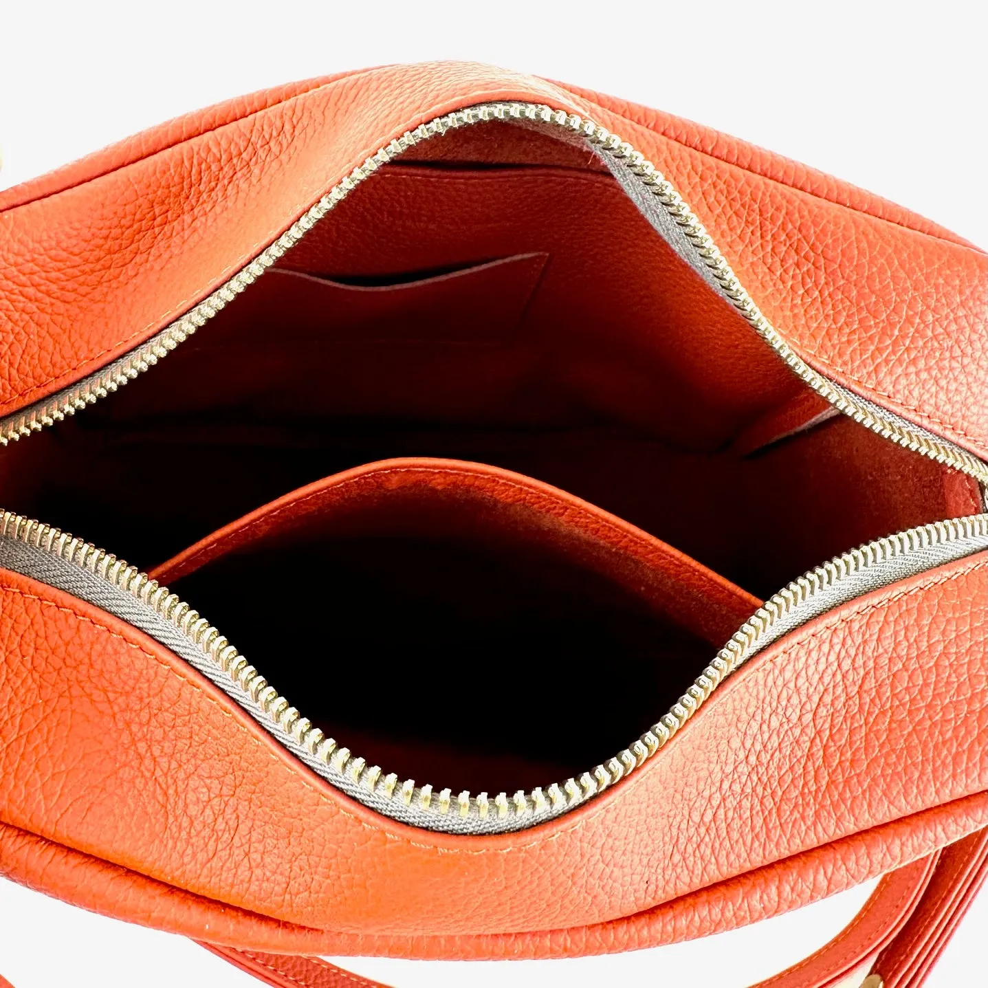 Rome Crossbody Bag in Papaya