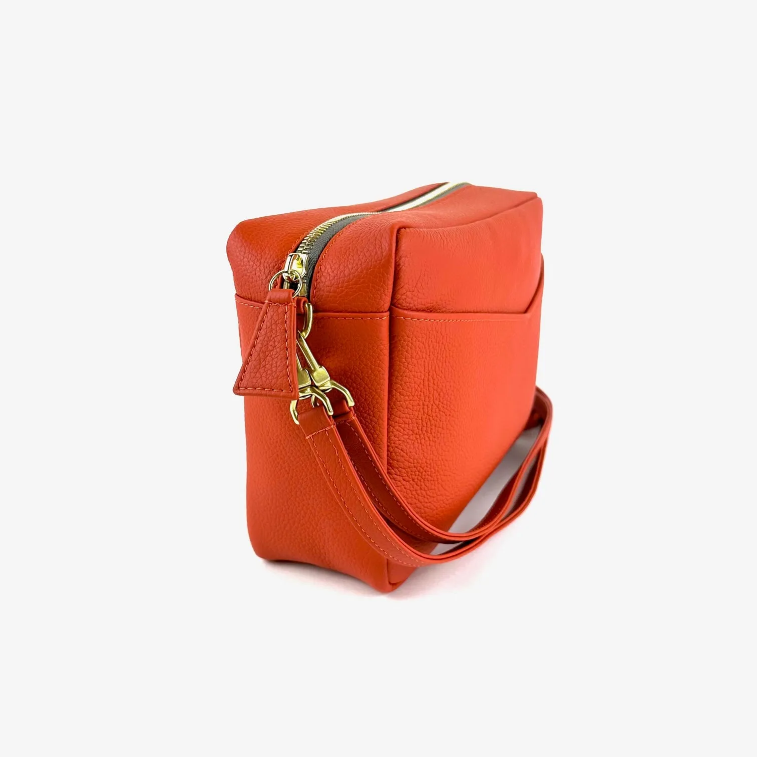 Rome Crossbody Bag in Papaya