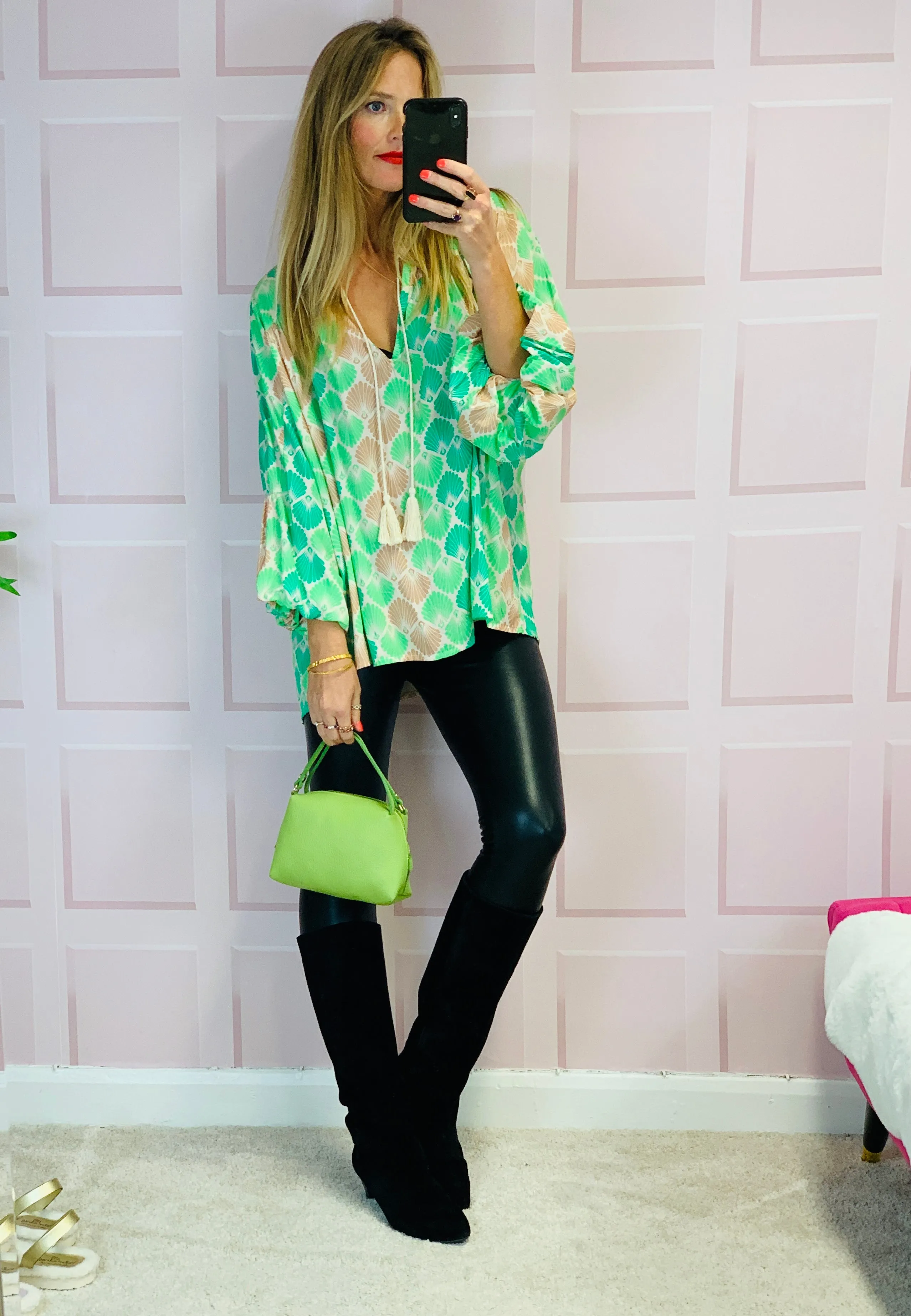 The Firenze Mini Crossbody Green